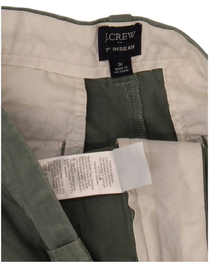 J. Crew Herren Chino-Shorts W31 Medium Khaki Baumwolle