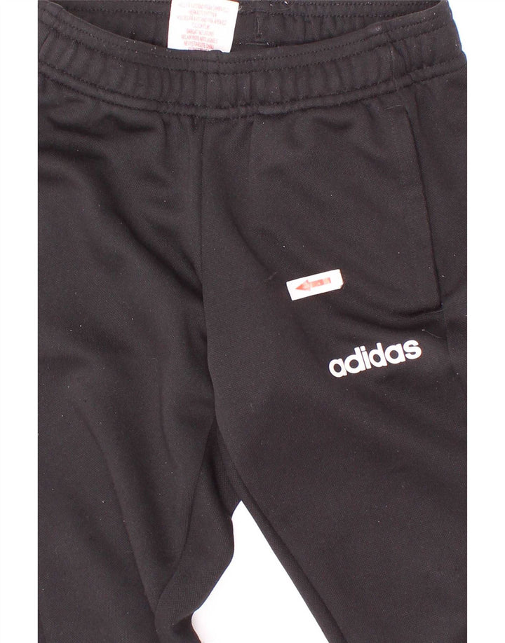 Adidas Jungen Climalite Trainingshose 3–4 Jahre, schwarzes Polyester