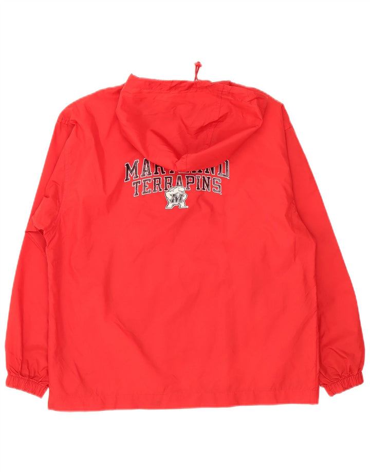 Champion Mädchen-Kapuzenpullover-Regenjacke, 11–12 Jahre, großes rotes Nylon