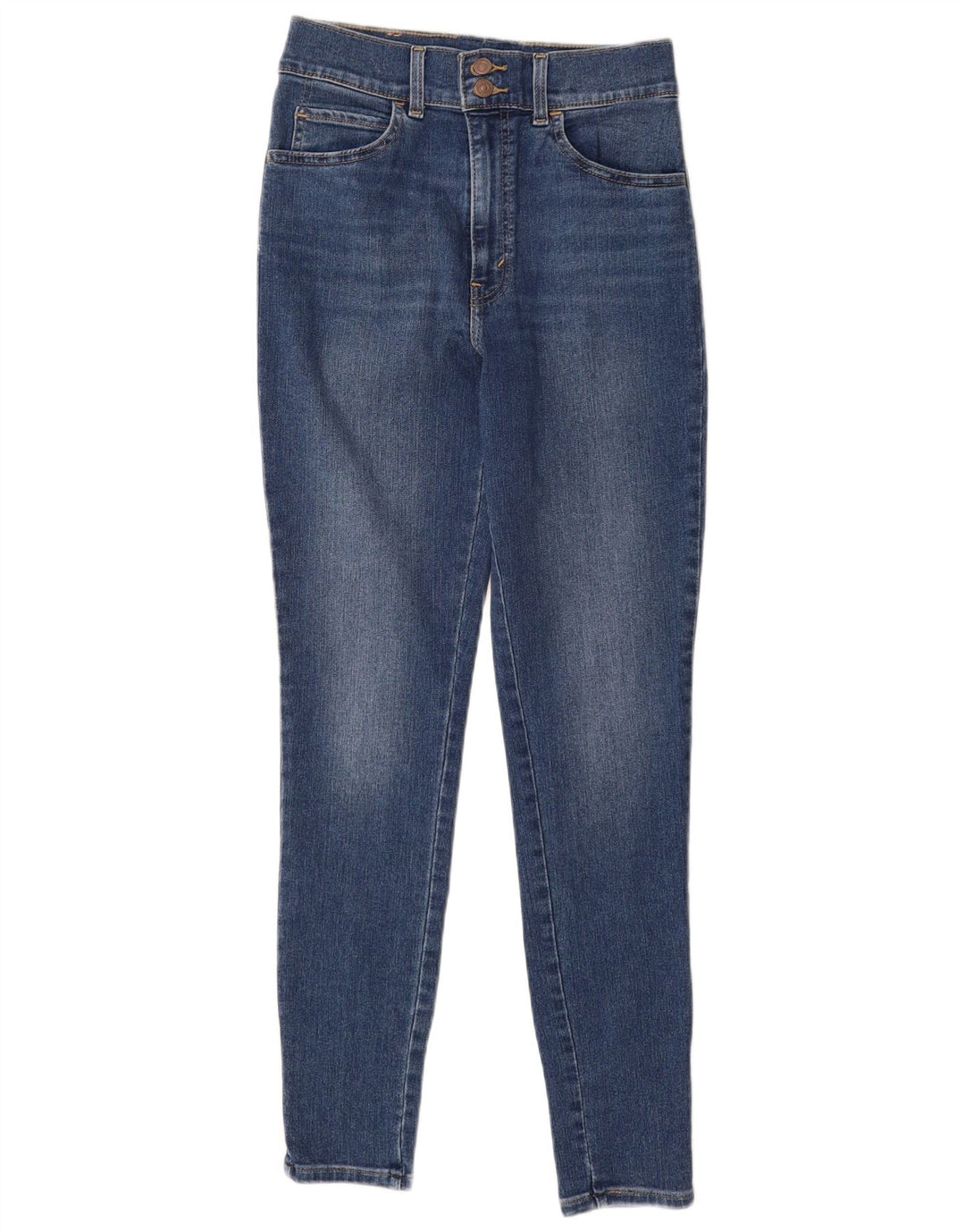 LEVI'S Damen Skinny High Waist Jeans W28 L30 Blaue Baumwolle