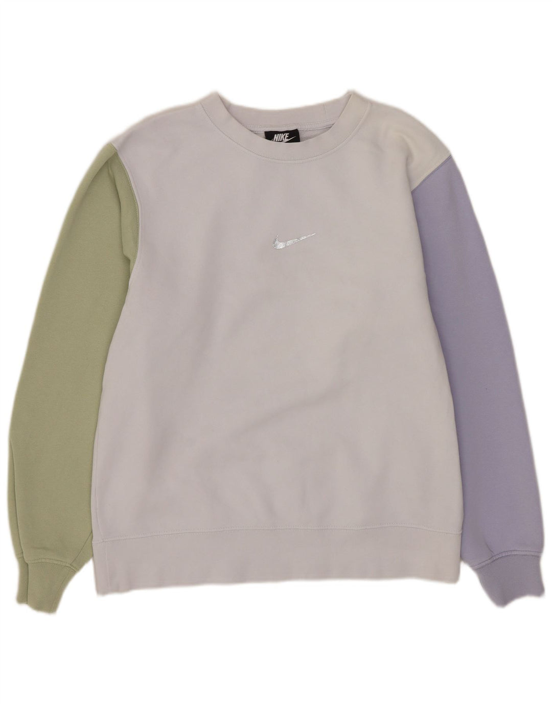 Nike Damen-Sweatshirt in Übergröße, Gr. 6, XS, mehrfarbig, Farbblock