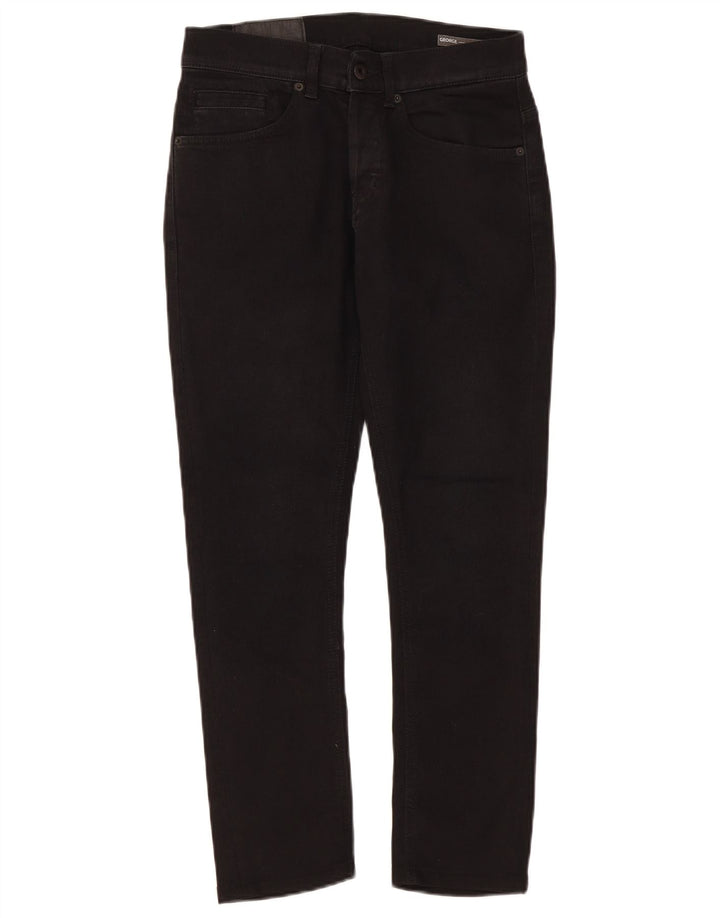 Dondup Damen Slim Jeans W30 L27 Schwarz