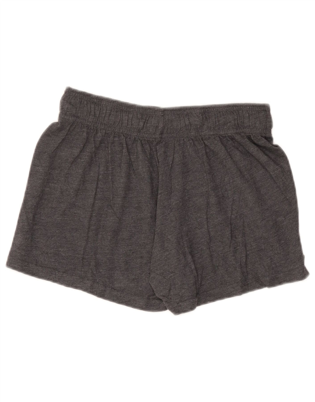 REEBOK Damen Sportshorts UK 10 Small Graue Baumwolle