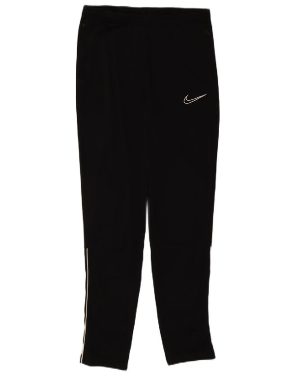 Nike Damen Dri Fit Trainingshose UK 12 Medium Schwarz Polyester