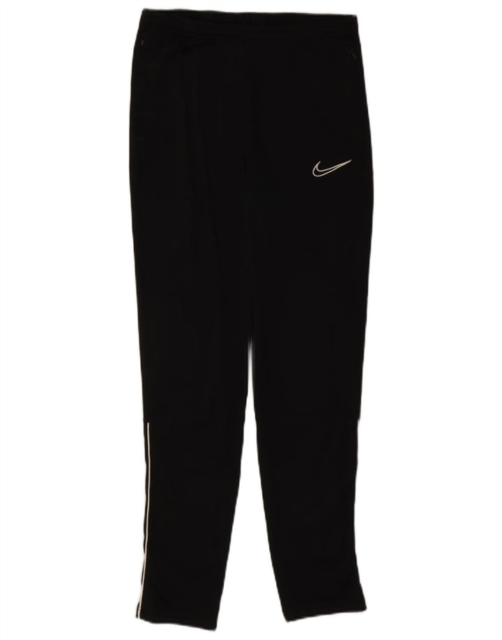 Nike Damen Dri Fit Trainingshose UK 12 Medium Schwarz Polyester