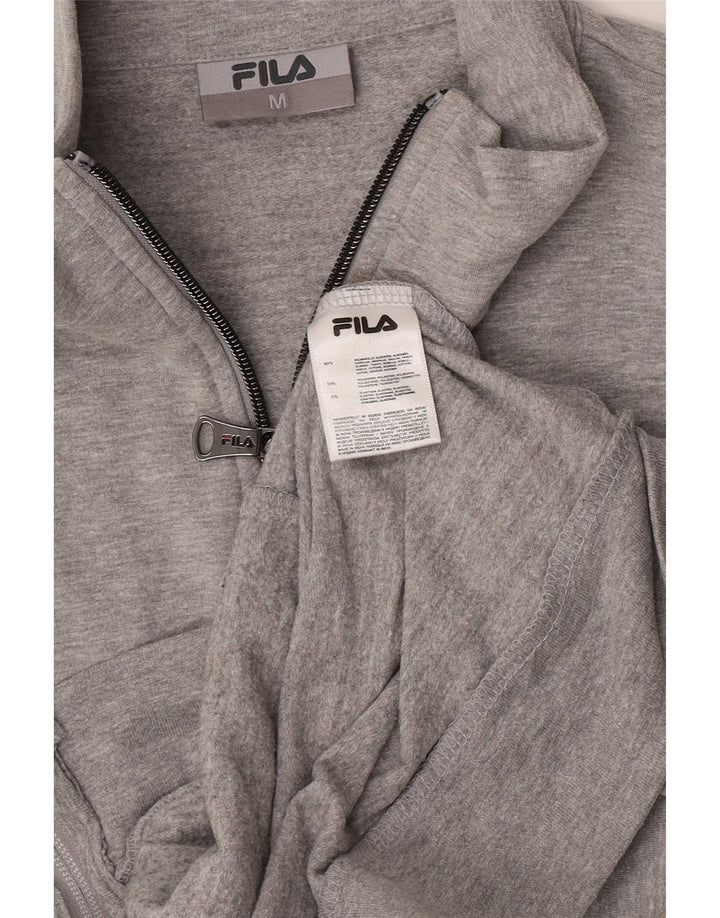 Fila Damen-Trainingsanzugoberteil mit Grafik, UK 12, mittelgrau, Farbblock
