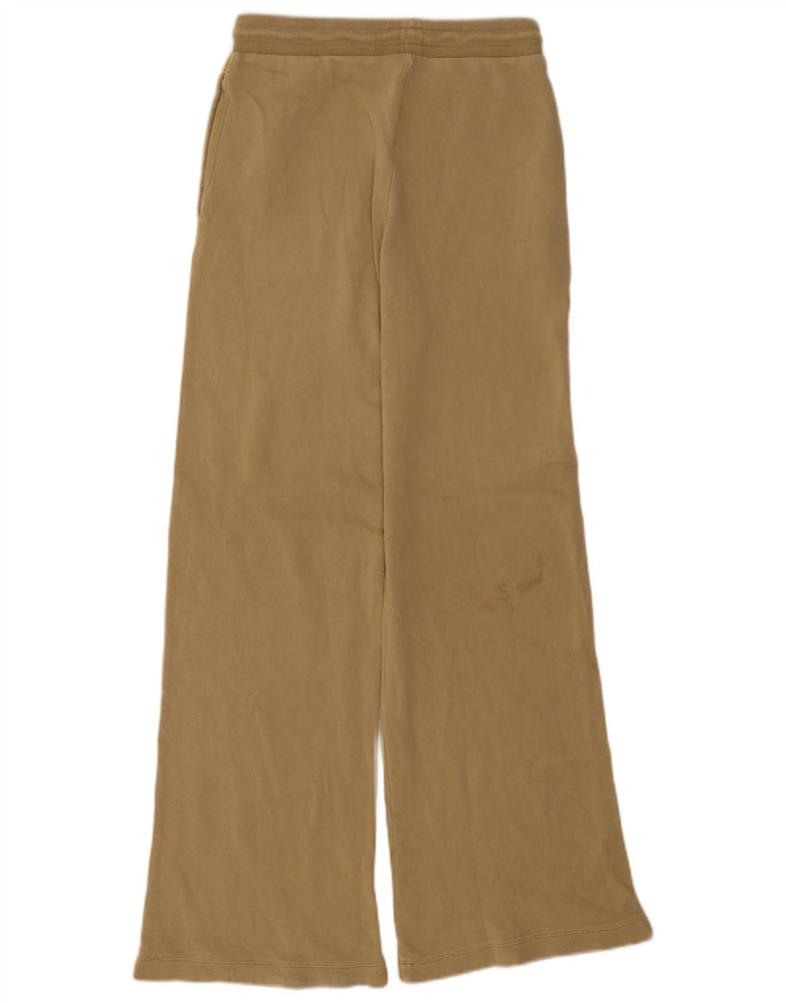 Zara Damen Trainingshose UK 10 Small Khaki Baumwolle