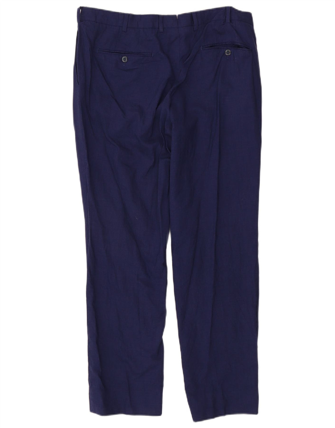 Massimo Dutti Herren-Anzughose, gerade, W34, L29, Marineblau