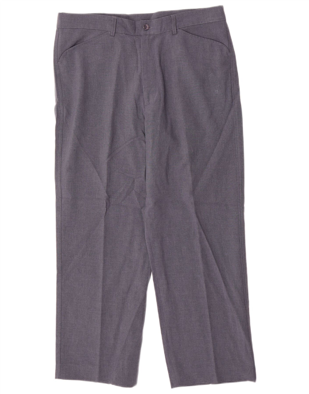 Farah Herren-Freizeithose, gerade, W36, L29, Blau, Polyester