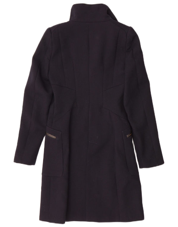 Zara Damen Mantel UK 6 XS Marineblau