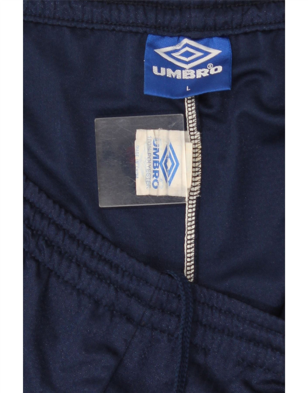Umbro Herren-Sportshorts mit Grafik, groß, marineblaues geometrisches Polyester
