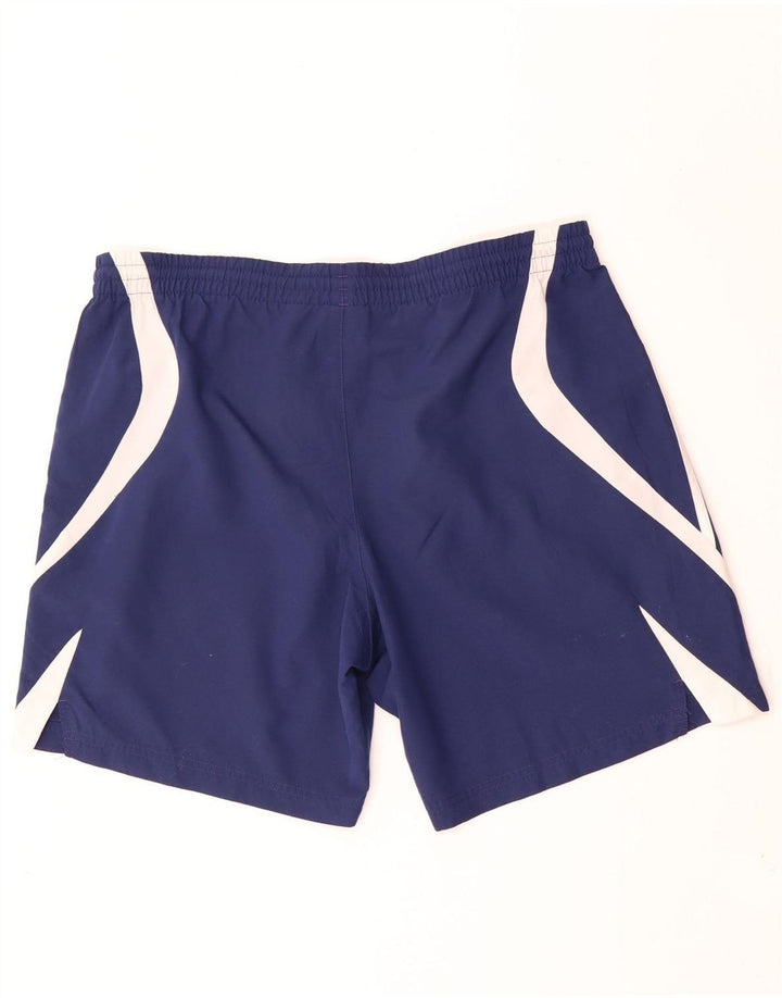 Adidas Herren-Sportshorts, groß, marineblau, Colourblock-Polyester