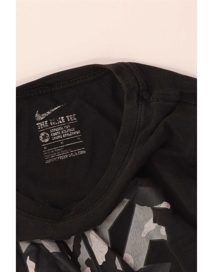 Nike Herren Athletic Cut Graphic T-Shirt Top Medium Schwarz