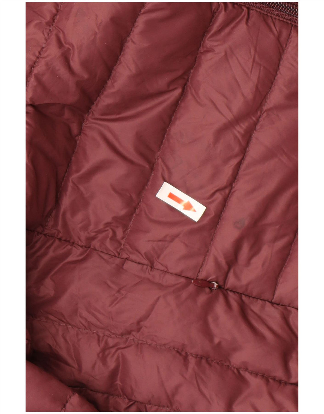 Schott Herren-Jacke mit Kapuze, gepolstert, Gr. 40, groß, burgunderrotes Nylon
