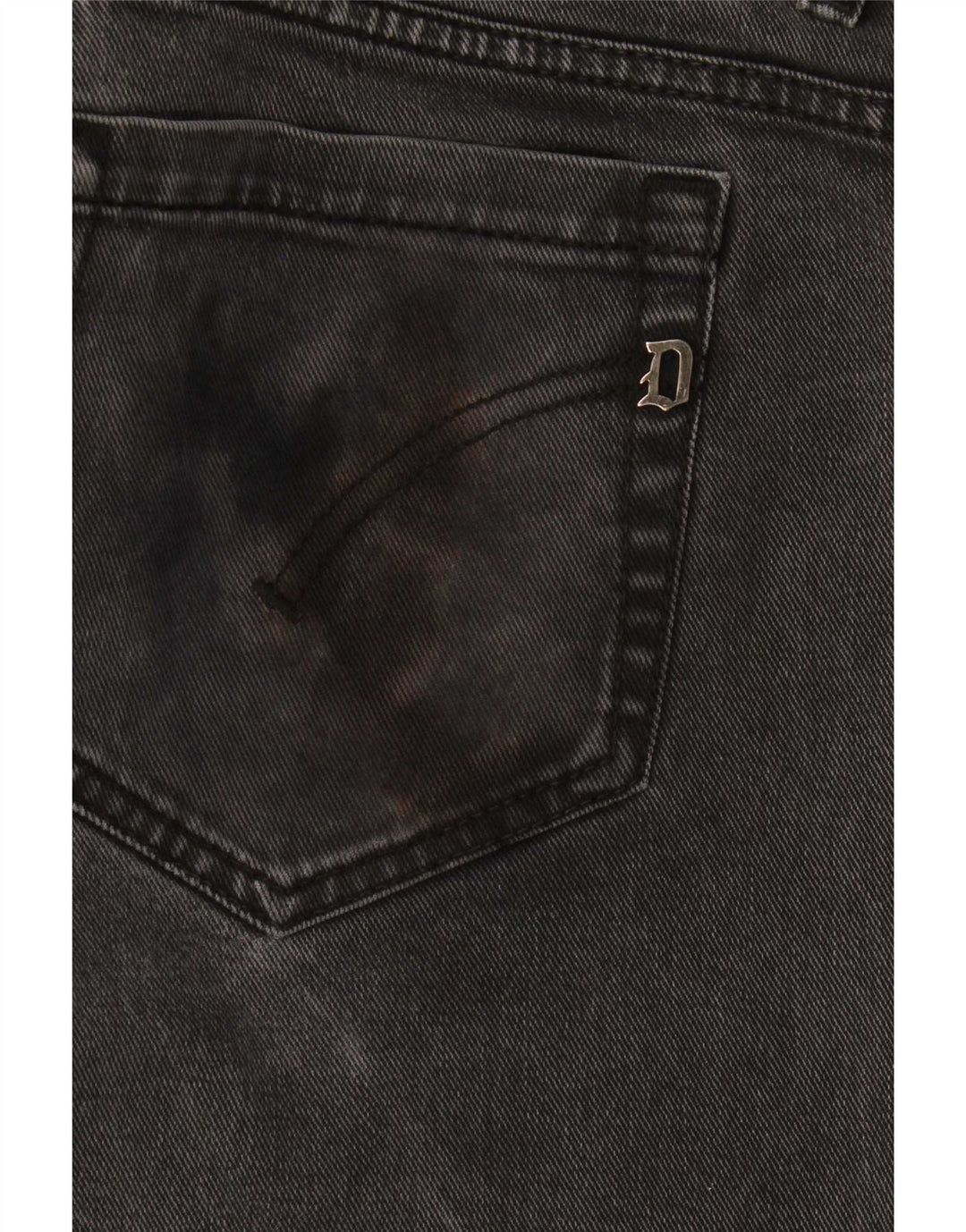 Dondup Herren George Slim Jeans W36 L29 Graue Baumwolle