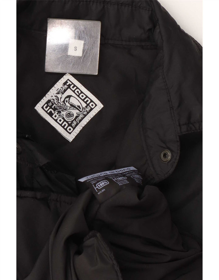 Tucano Urbano Damen Bomberjacke UK 10 Small Schwarz Nylon