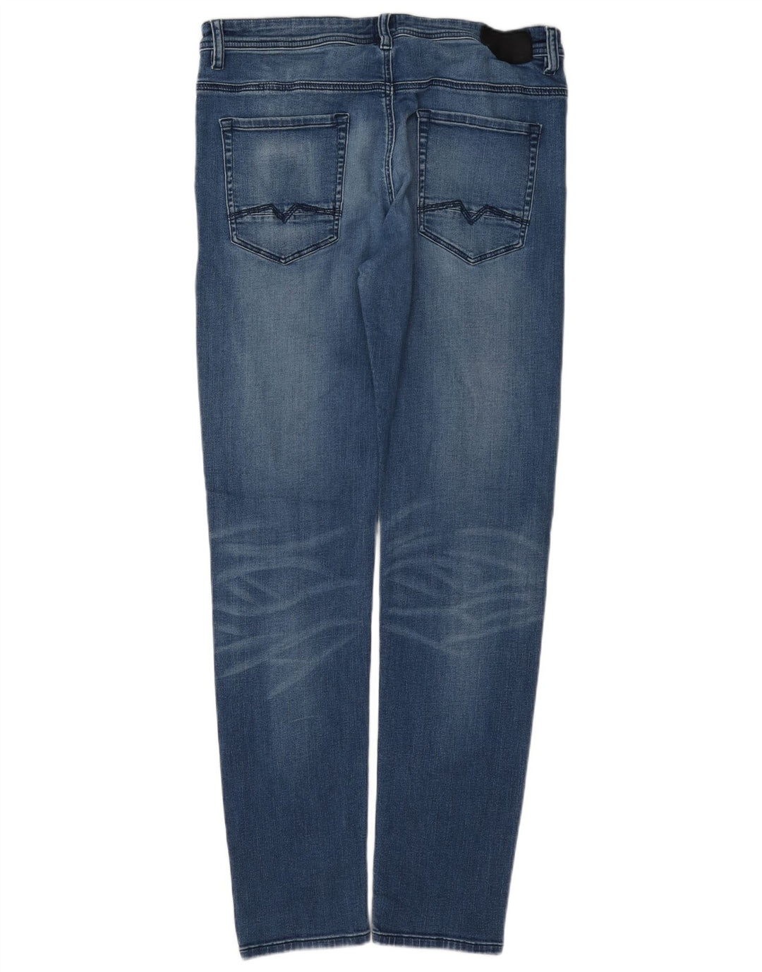 Hugo Boss Herren Tapered Jeans W34 L34 Blaue Baumwolle