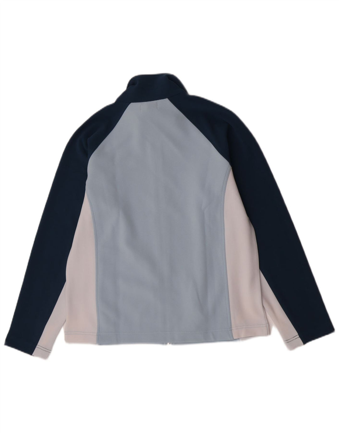 Kappa Damen-Trainingsanzug-Top-Jacke, UK 16, groß, blaues Farbblock-Polyester