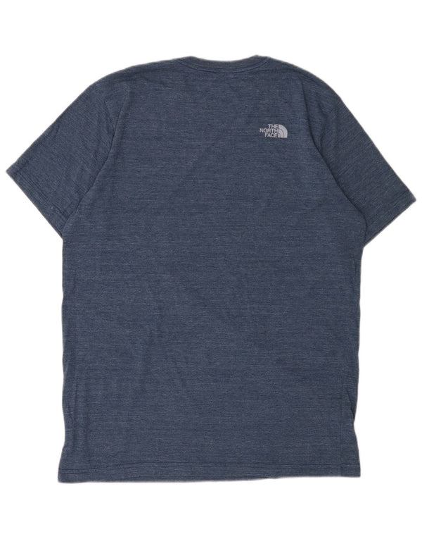 The North Face Mens Slim Fit Graphic T-Shirt Top Large Blue Flecked
