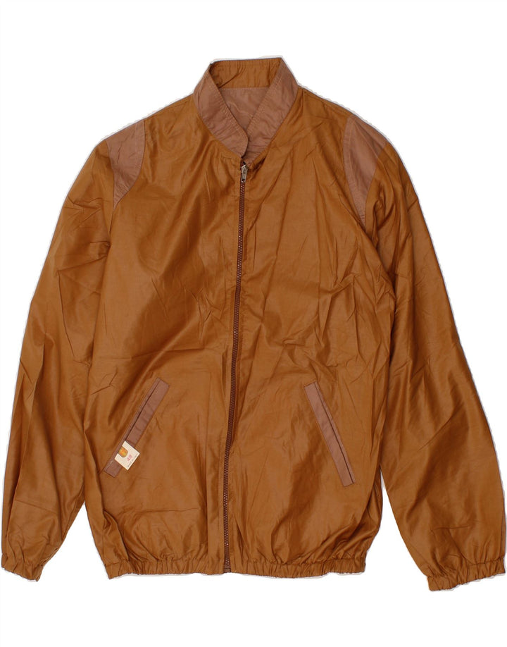 VINTAGE Mens Reversible Jacket IT 48 Medium Brown Cotton Vintage Vintage and Second-Hand Vintage from Messina Hembry 