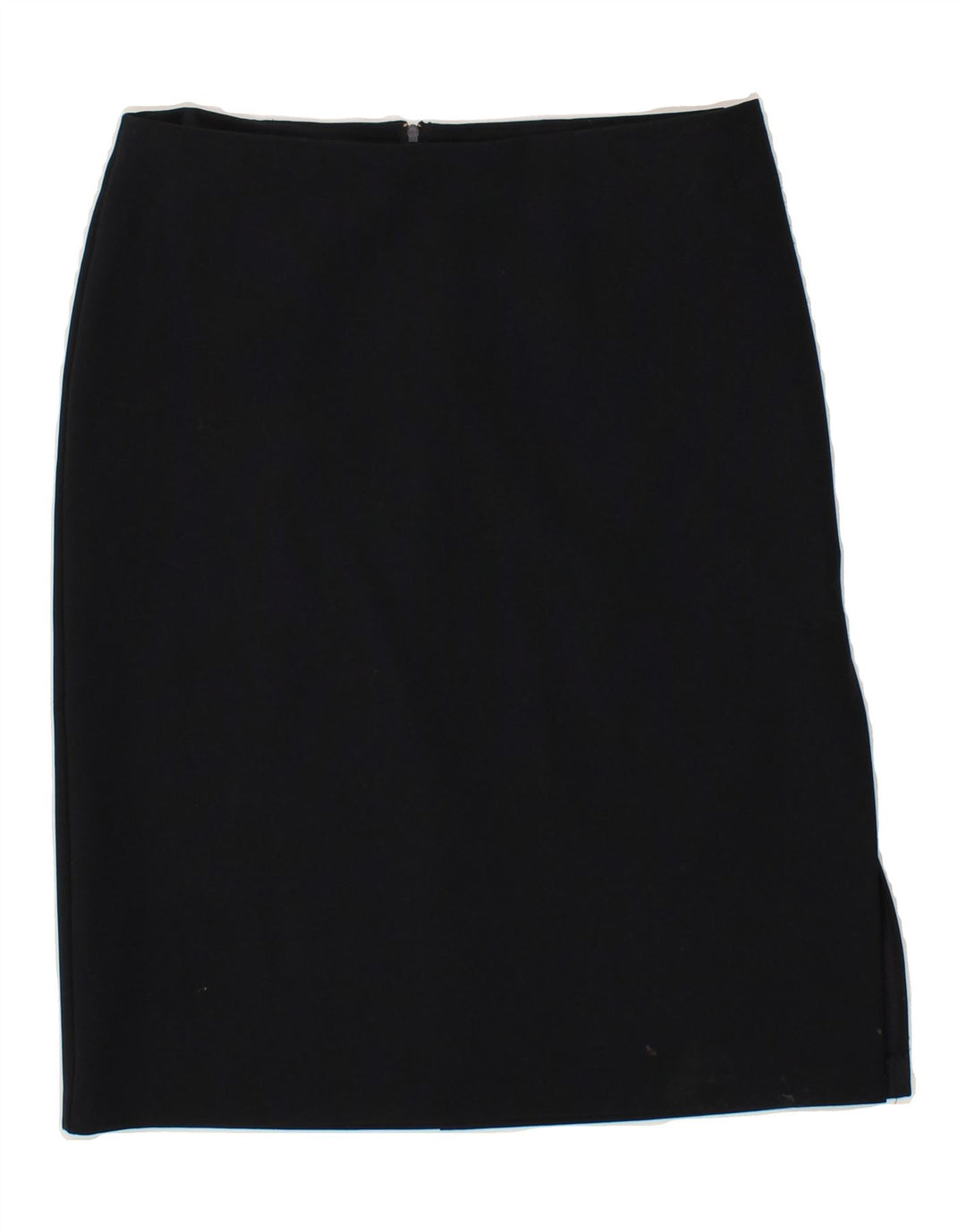 BENETTON Womens Midi Skirt IT 42 Medium W30 Black Polyester Vintage Benetton and Second-Hand Benetton from Messina Hembry 