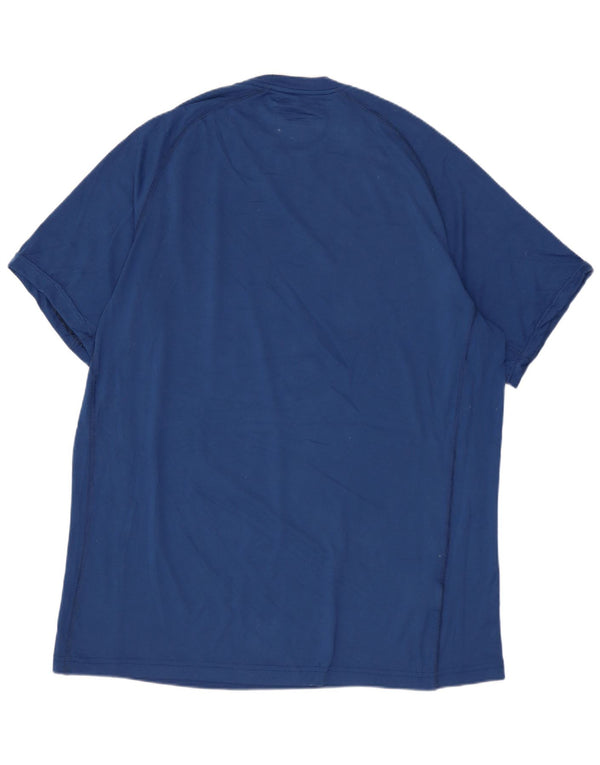 EDDIE BAUER Herren T-Shirt Top Large Blau Polyester