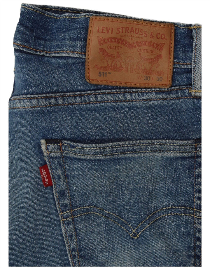 Levi's Herren 511 Slim Jeans W30 L27 Blau