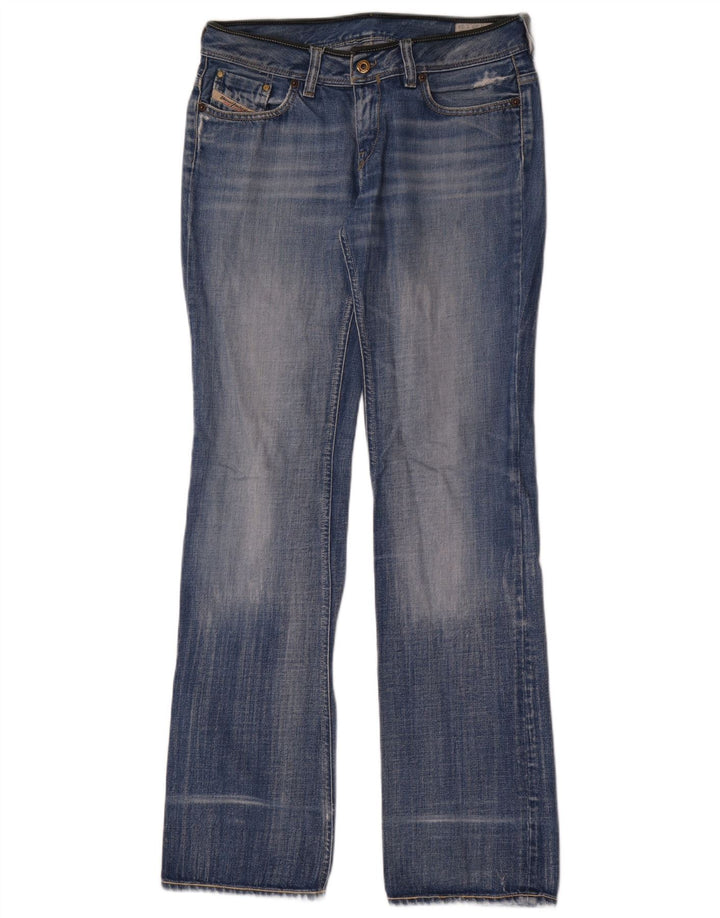 Diesel Damen BEBEL Bootcut Jeans W30 L34 Blaue Baumwolle