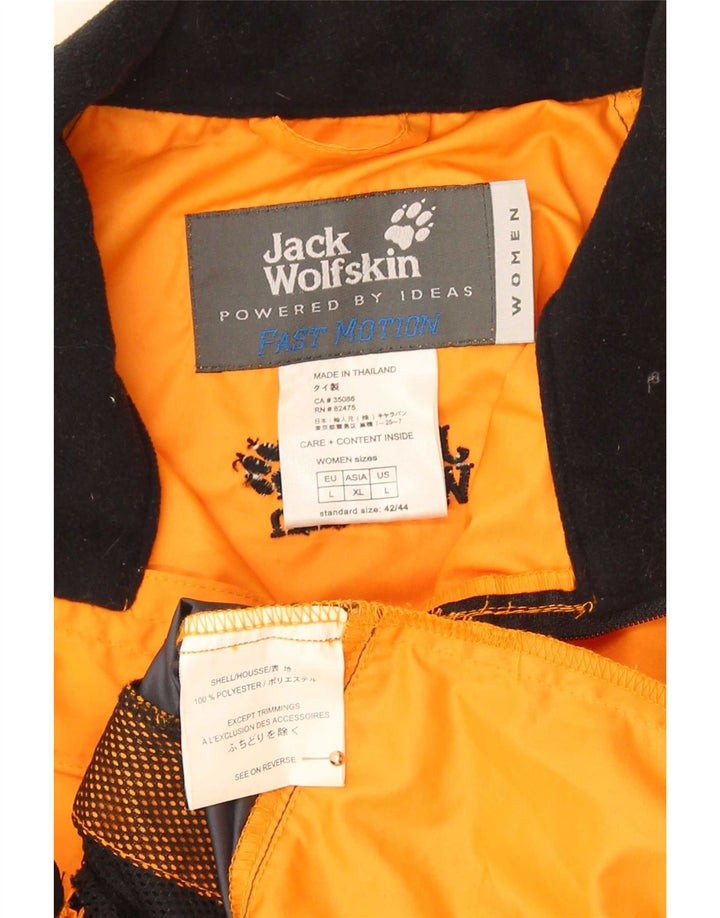 Jack Wolfskin Herren Weste UK 40 Large Orange Colourblock Polyester