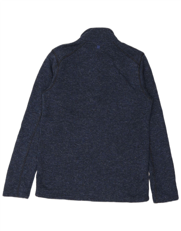 Mountain Warehouse Herren-Pullover mit Reißverschluss am Kragen, mittelgroß, Marineblau
