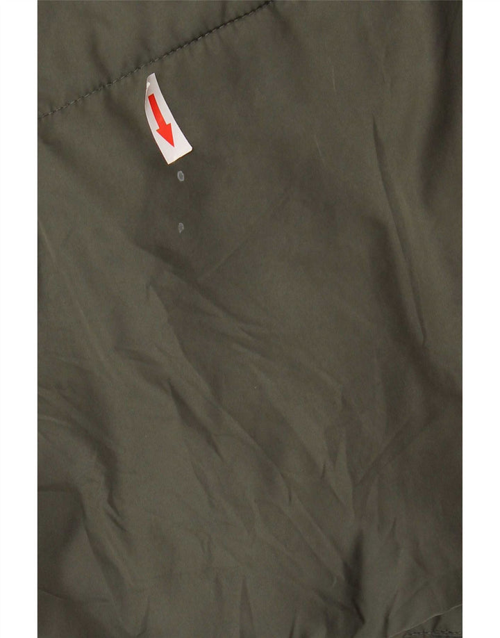 Zara Damen-Kapuzen-Übergröße, wattierte Jacke, UK 14, Mittelgrün, Polyester
