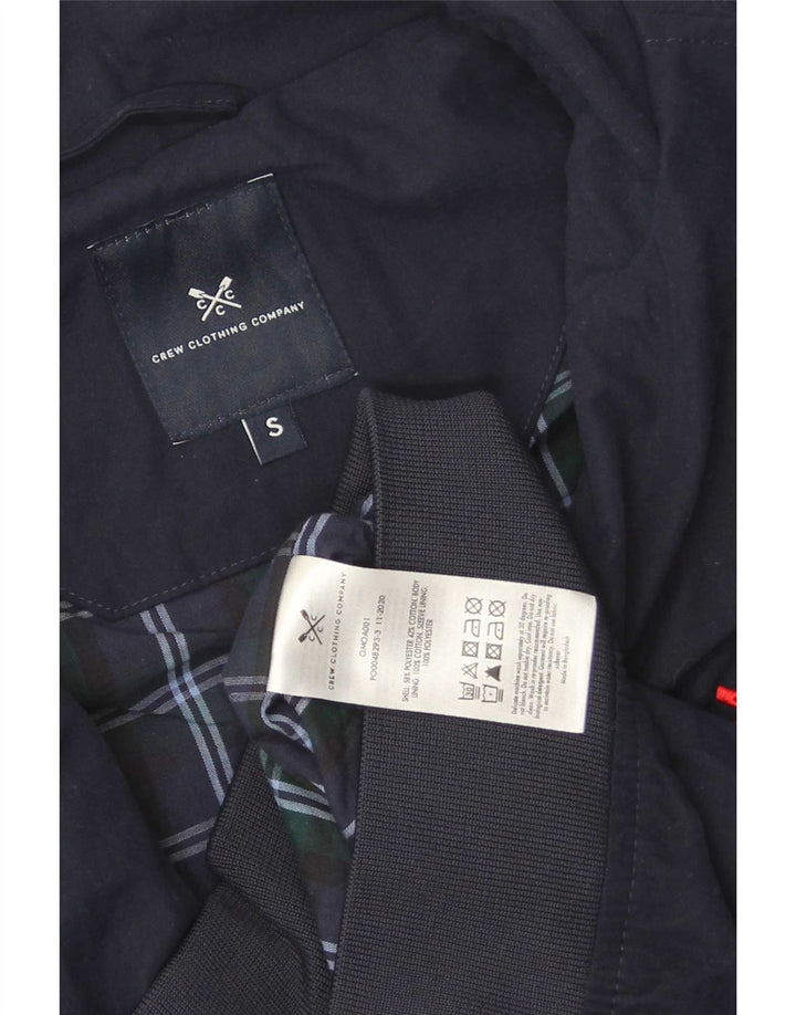 Crew Clothing Herren Bomberjacke UK 36 Small Marineblau Polyester