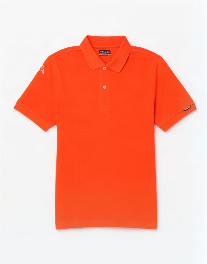 Kappa Herren Poloshirt Mittelorange Baumwolle