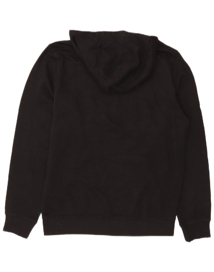 Lyle & Scott Herren-Kapuzenpullover aus mittelschwarzer Baumwolle
