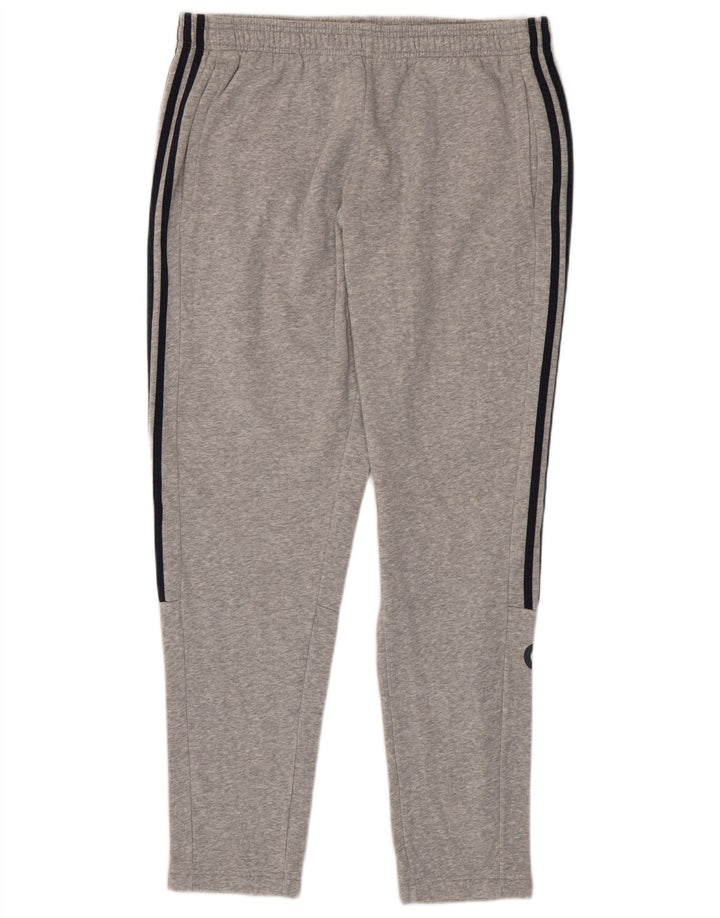 Adidas Herren-Trainingshose mit Grafik, XL, graue Baumwolle