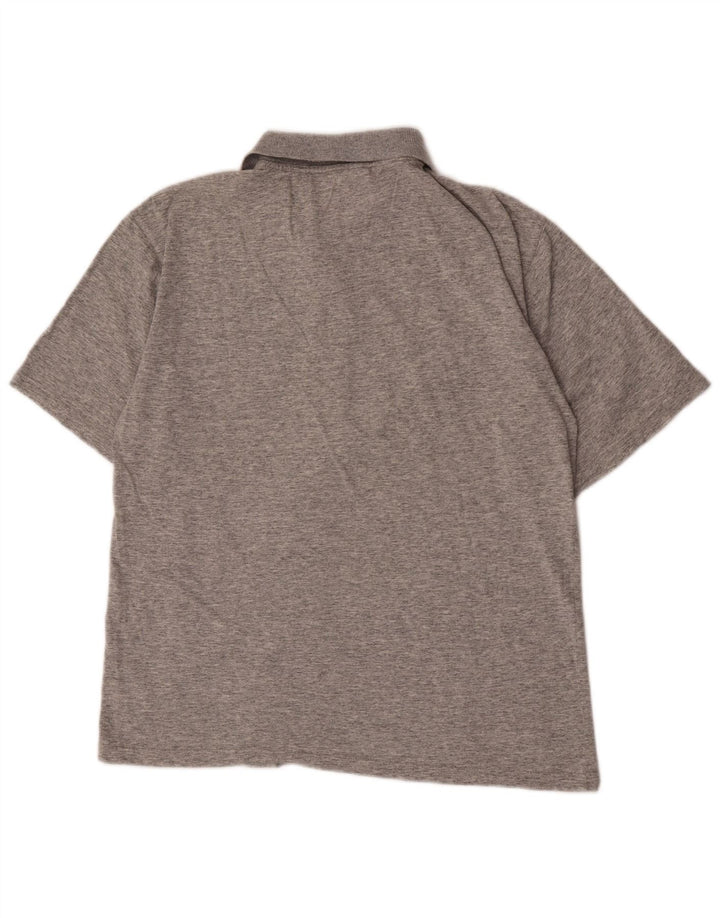 Reebok Herren Poloshirt Small Grau meliert