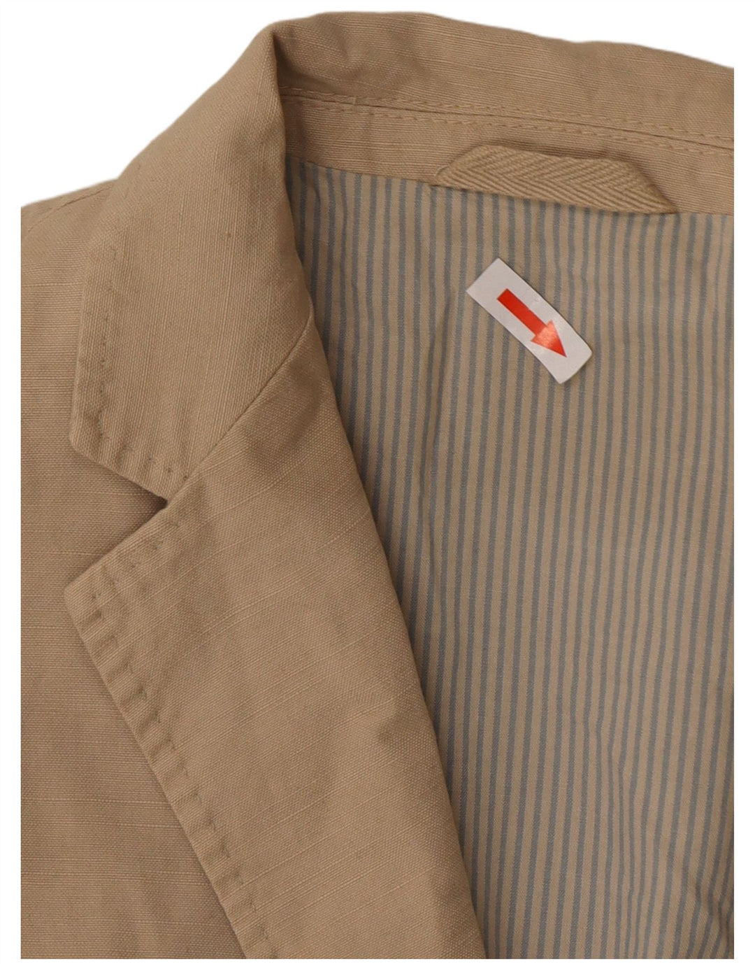 Massimo Dutti Herren-Blazer mit 2 Knöpfen, EU 48, mittelbeige Baumwolle