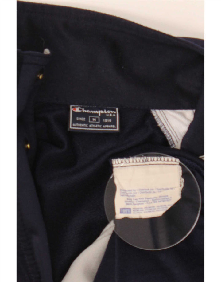 Champion Herren-Trainingsanzug-Oberteil, Mittelgroßes marineblaues Farbblock-Polyester