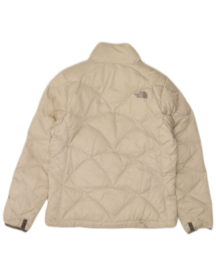The North Face Damen Wattierte Jacke UK 16 Large Off White Nylon