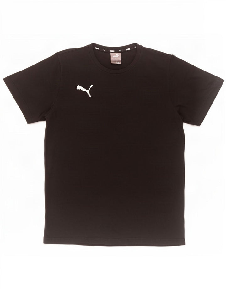 Puma Herren T-Shirt Top Large Schwarz Baumwolle