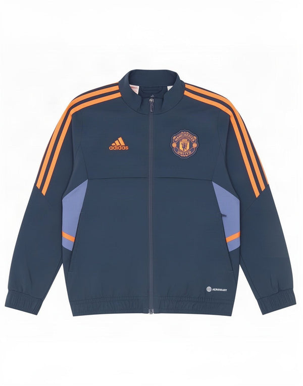 Adidas Jungen Manchester United Trainingsanzug Top Jacke 9–10 Jahre Marineblau