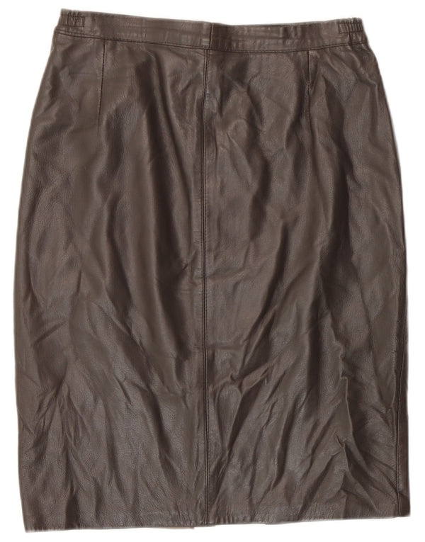 Carla Buti Damen Bleistiftrock IT 44 Medium W28 Braun
