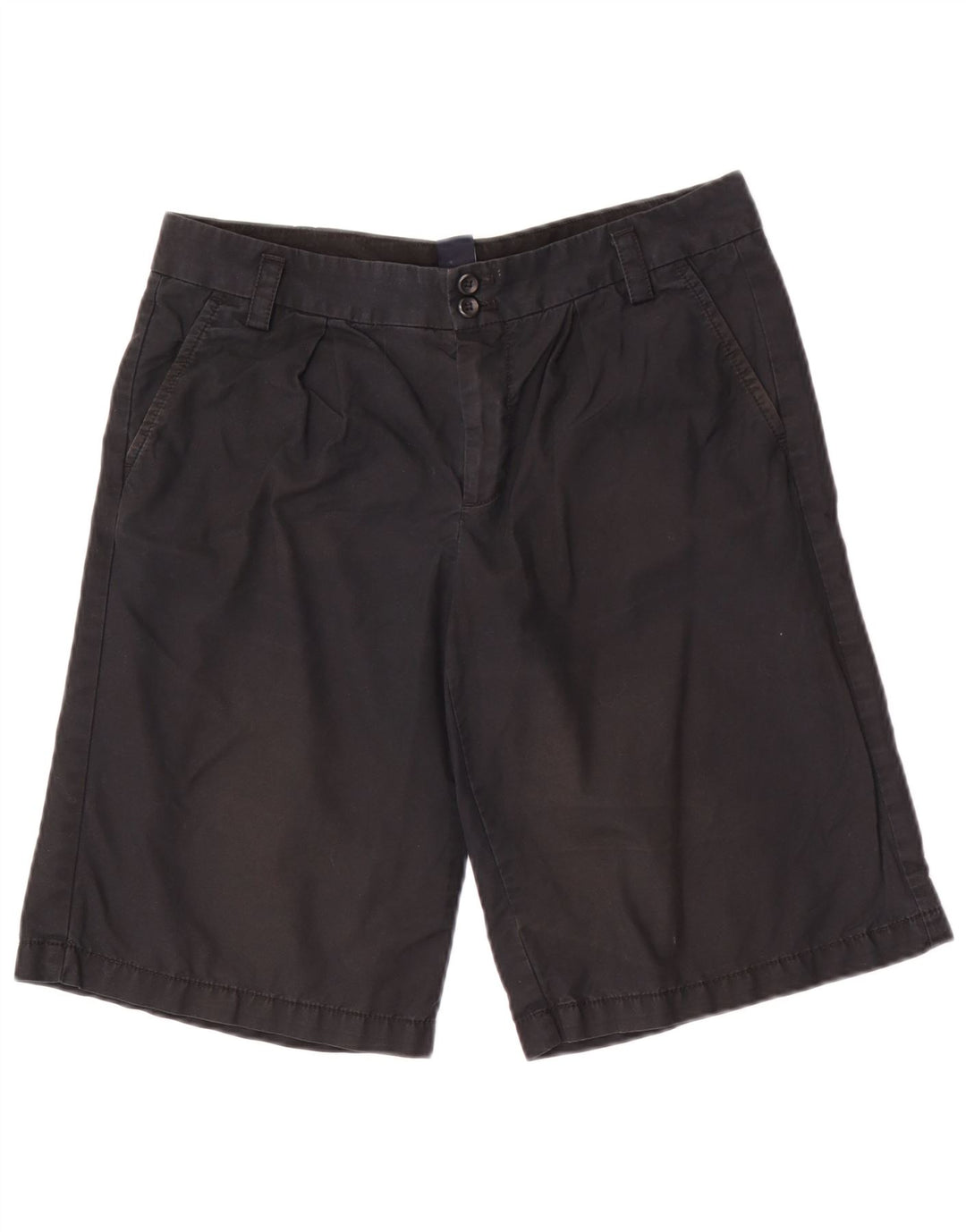 Gap Damen Chinoshorts UK 12 Medium W32 Schwarze Baumwolle