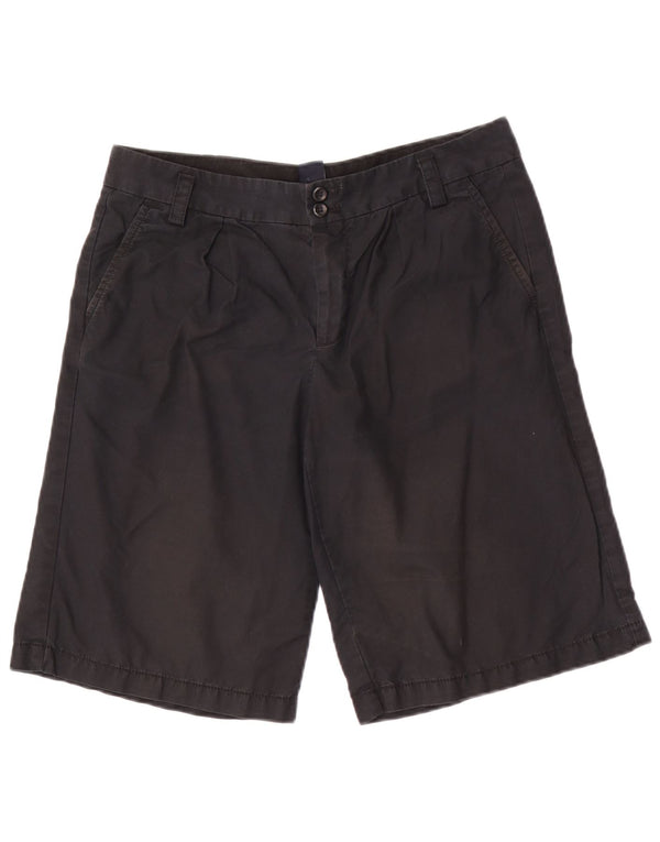 Gap Damen Chinoshorts UK 12 Medium W32 Schwarze Baumwolle