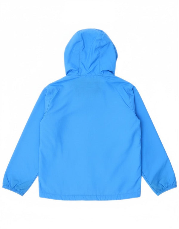 Puma Jungen Regenjacke mit Kapuze, 7–8 Jahre, blaues Polyester
