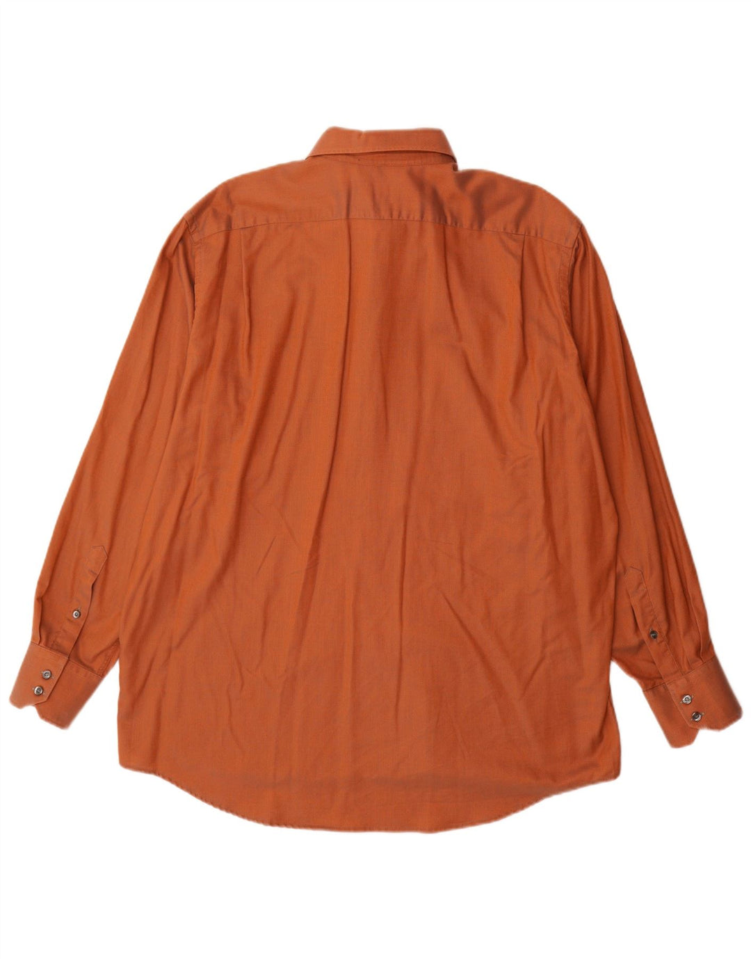 Lacoste Herrenhemd Größe 45 XL Orange Baumwolle
