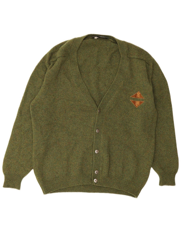 Vintage Herren Cardigan Pullover XL Grün