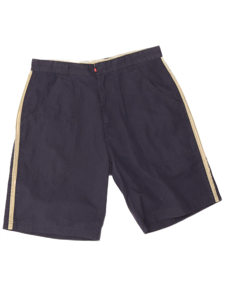 Fat Face Herren-Freizeitshorts, Größe L, W34, Marineblau, Farbblock-Polyester