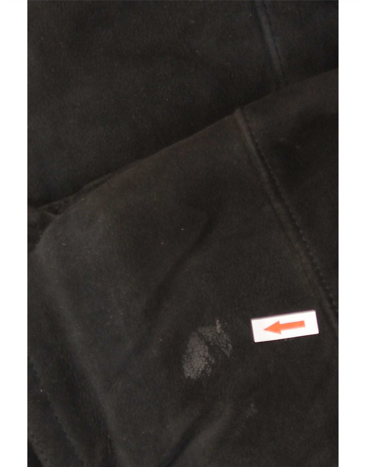 Vintage Damen Lammfelljacke UK 18 XL Schwarz
