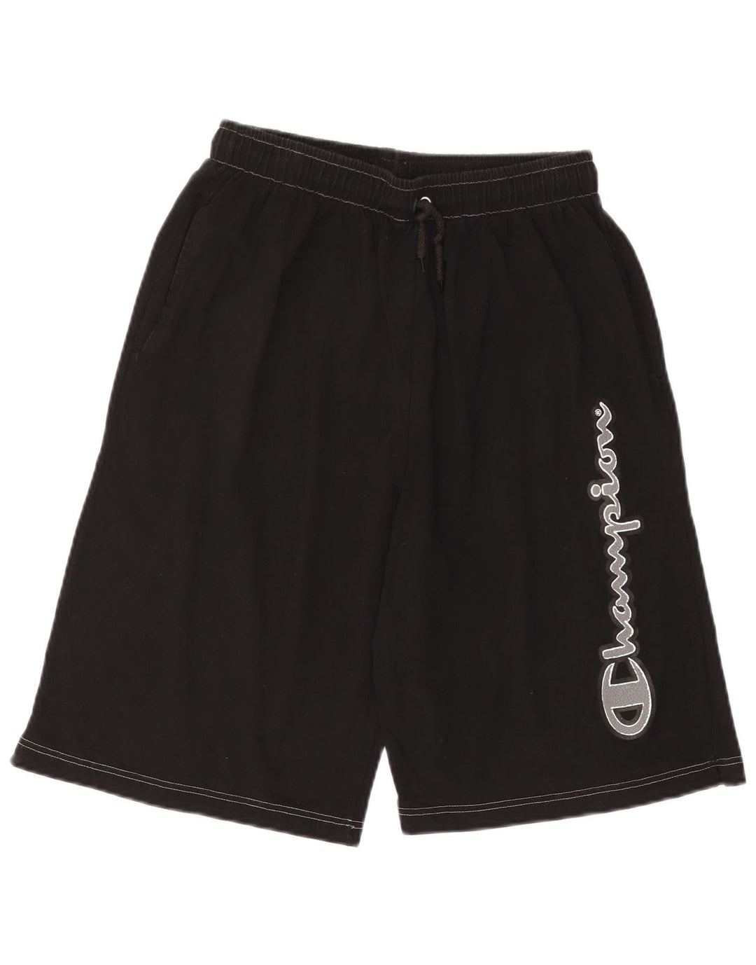 Champion Herren Graphic Sport Shorts Mittelschwarze Baumwolle